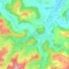 Carte topographique Dussnang, altitude, relief