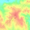 Carte topographique Bristol, altitude, relief