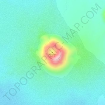 Carte topographique Alumbrera, altitude, relief