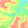 Carte topographique Whippoorwill, altitude, relief