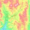 Carte topographique Tengchong, altitude, relief