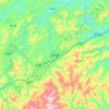 Carte topographique Taijiang, altitude, relief