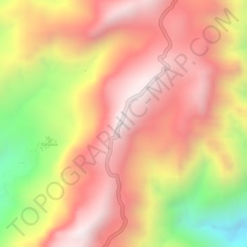 Carte topographique Quirino Skyline, altitude, relief