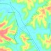 Carte topographique Leyda, altitude, relief