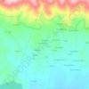 Carte topographique Sarela, altitude, relief