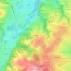 Carte topographique Montgiraud, altitude, relief