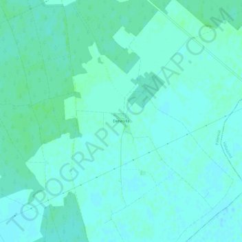 Carte topographique Dehesilla, altitude, relief