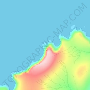 Carte topographique Benwee Head, altitude, relief