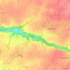 Carte topographique Menez, altitude, relief