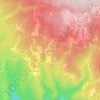 Carte topographique Les Isnards, altitude, relief