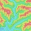 Carte topographique Alpha, altitude, relief