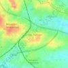 Carte topographique Luingne, altitude, relief