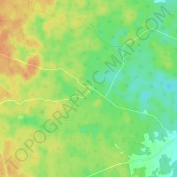 Carte topographique Idhult, altitude, relief