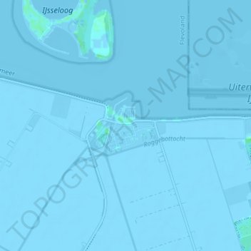 Carte topographique Ketelhaven, altitude, relief