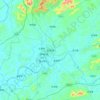 Carte topographique Leping, altitude, relief