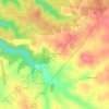 Carte topographique Mineral Springs City, altitude, relief
