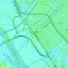 Carte topographique Mansarovar Park,Sector 15,Noida, altitude, relief