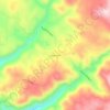 Carte topographique Sheep Ranch, altitude, relief