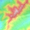 Carte topographique Embreeville Mountain, altitude, relief