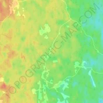 Carte topographique Tuthult, altitude, relief