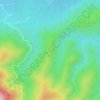 Carte topographique Roquebrune, altitude, relief