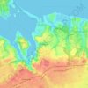 Carte topographique Northport, altitude, relief