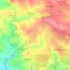 Carte topographique Papsdorf, altitude, relief