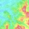 Carte topographique Les Crozes, altitude, relief