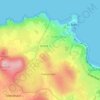 Carte topographique Penbeagle, altitude, relief