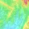 Carte topographique Fontanès, altitude, relief