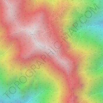 Carte topographique 兰峰, altitude, relief
