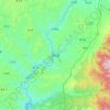 Carte topographique 灵石县, altitude, relief