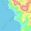 Carte topographique Locloc, altitude, relief
