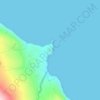 Carte topographique Torr Head, altitude, relief