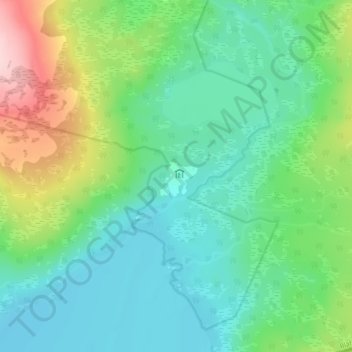 Carte topographique Gjevsjøen, altitude, relief