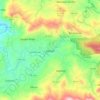 Carte topographique Jayuya, altitude, relief