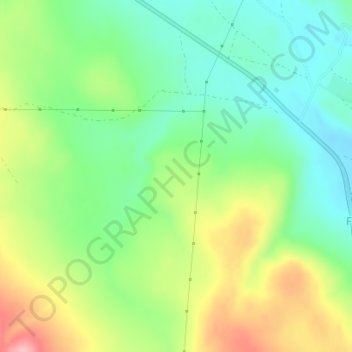 Carte topographique La Barraquilla, altitude, relief