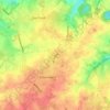 Carte topographique Op de Bies, altitude, relief