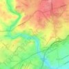 Carte topographique Alapocas, altitude, relief