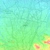 Carte topographique Depok, altitude, relief