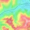 Carte topographique Servion, altitude, relief