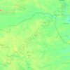 Carte topographique Sahel, altitude, relief