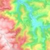Carte topographique Pousthomy, altitude, relief