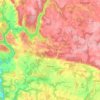 Carte topographique Plouay, altitude, relief