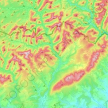 Carte topographique 67510, altitude, relief