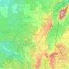 Carte topographique Nord-Kivu, altitude, relief