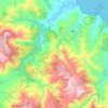 Carte topographique Caïdat de Kaa Asrass, altitude, relief