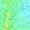 Carte topographique San Prospero, altitude, relief