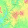 Carte topographique Bears Ears National Monument, altitude, relief