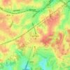 Carte topographique 柏町, altitude, relief